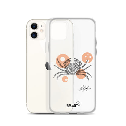 Funda transparente para iPhone® Crustáceo Marino