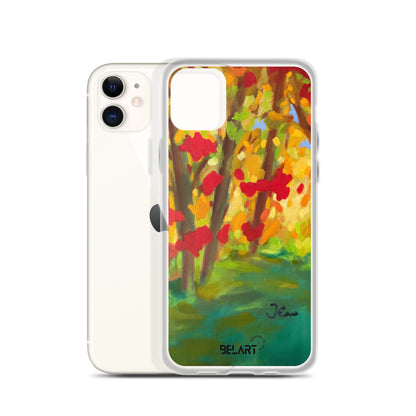 Funda transparente para iPhone® Autumn Leaves