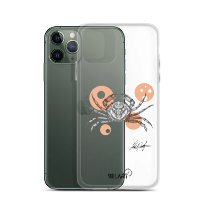 Funda transparente para iPhone® Crustáceo Marino