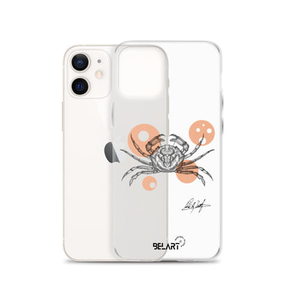 Funda transparente para iPhone® Crustáceo Marino