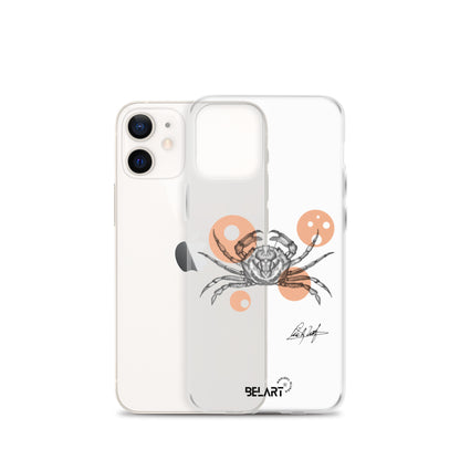 Funda transparente para iPhone® Crustáceo Marino