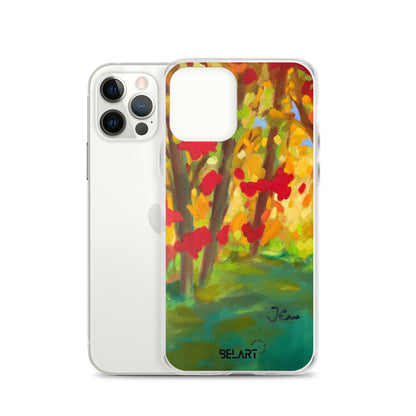 Funda transparente para iPhone® Autumn Leaves