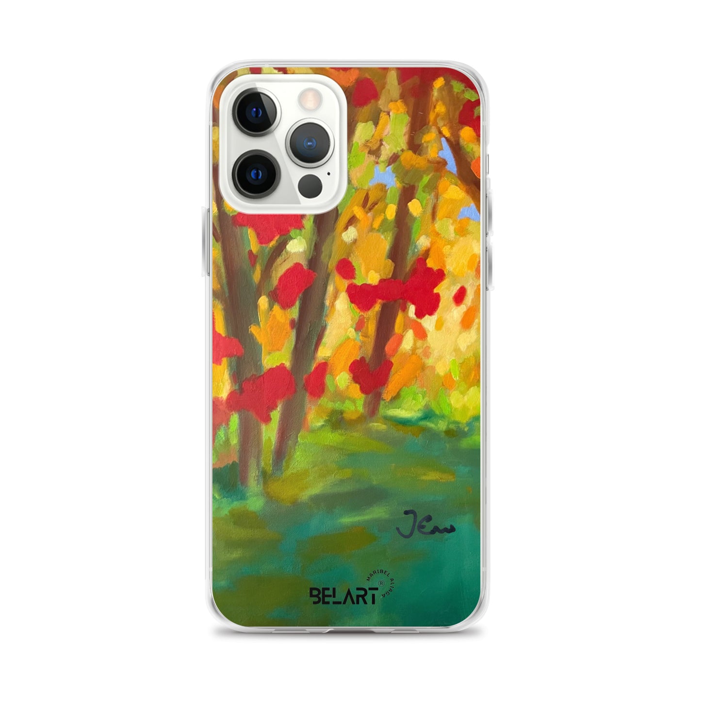 Funda transparente para iPhone® Autumn Leaves