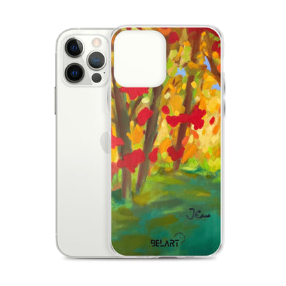 Funda transparente para iPhone® Autumn Leaves