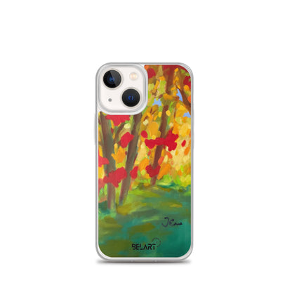 Funda transparente para iPhone® Autumn Leaves