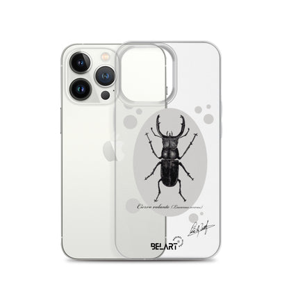 Funda transparente para iPhone® Ciervo Volante