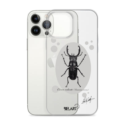 Funda transparente para iPhone® Ciervo Volante