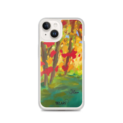 Funda transparente para iPhone® Autumn Leaves