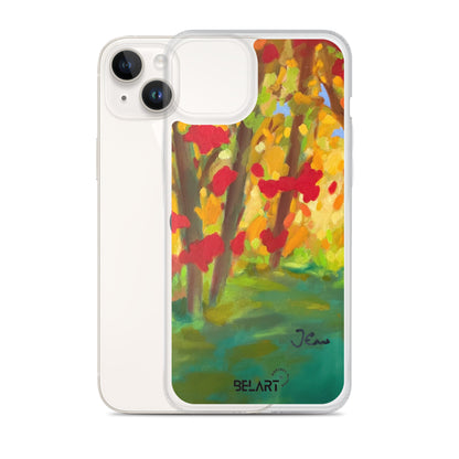 Funda transparente para iPhone® Autumn Leaves