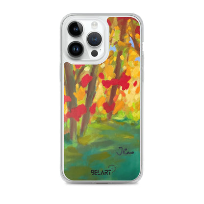 Funda transparente para iPhone® Autumn Leaves