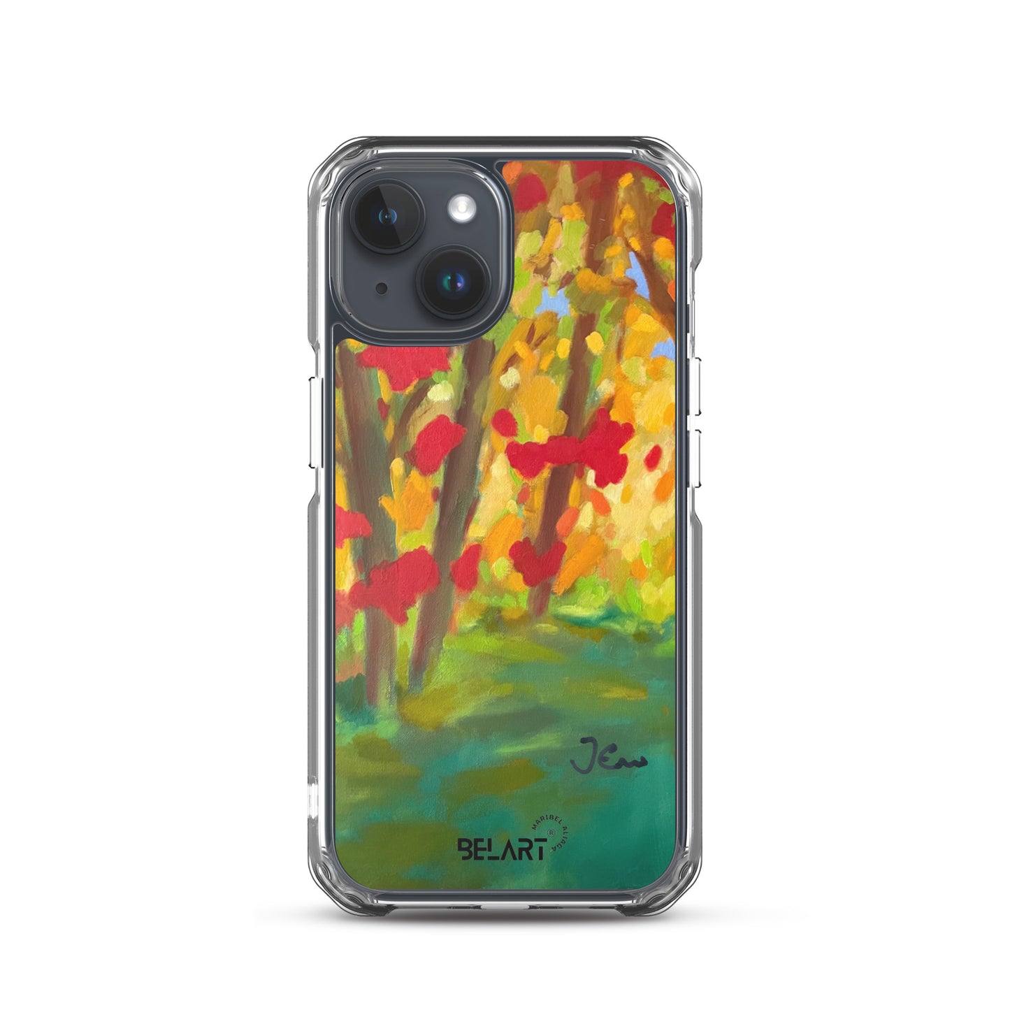 Funda transparente para iPhone® Autumn Leaves