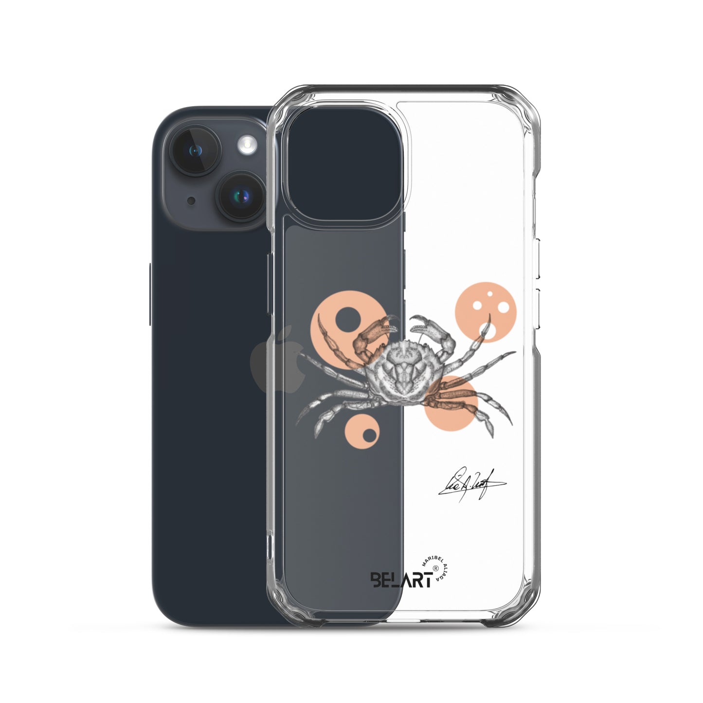 Funda transparente para iPhone® Crustáceo Marino