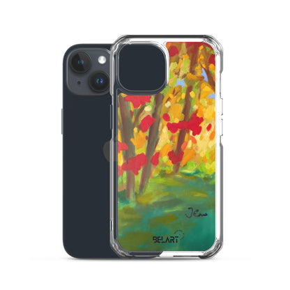 Funda transparente para iPhone® Autumn Leaves