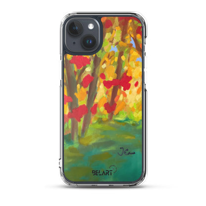 Funda transparente para iPhone® Autumn Leaves