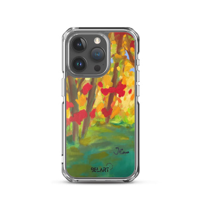 Funda transparente para iPhone® Autumn Leaves