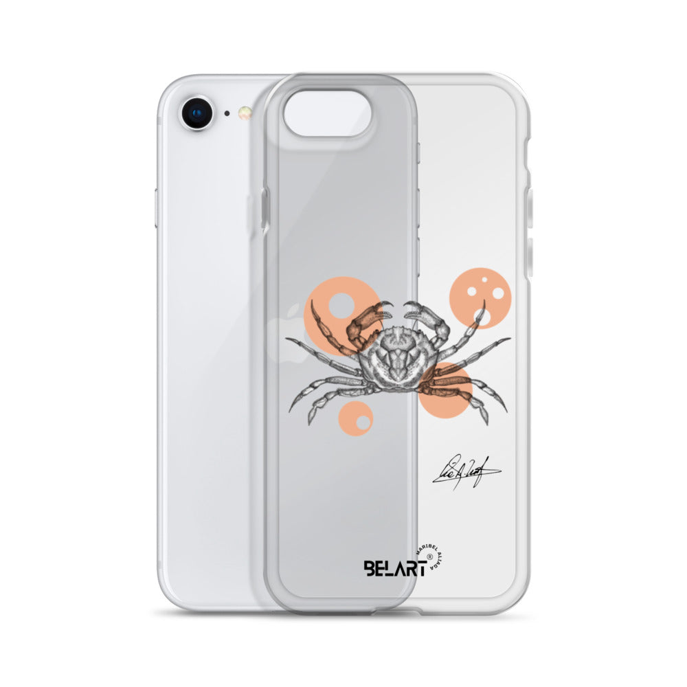 Funda transparente para iPhone® Crustáceo Marino