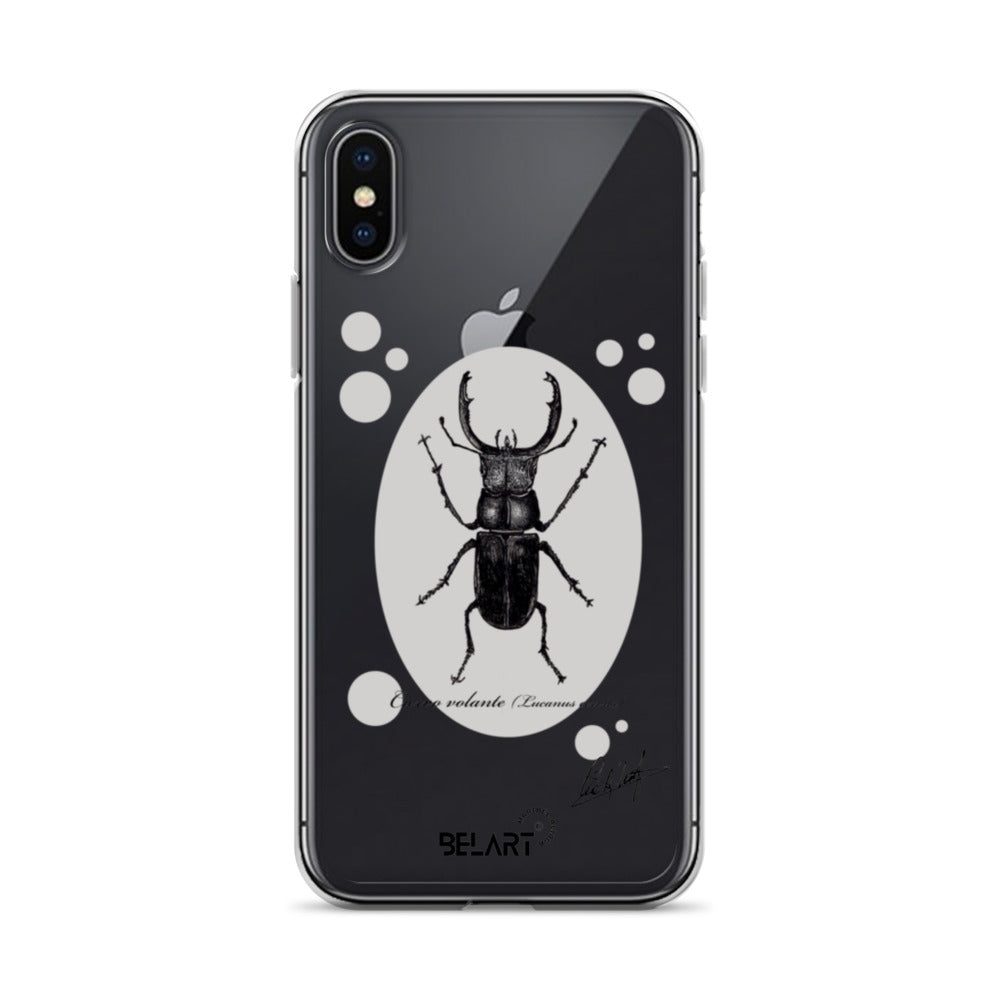 Funda transparente para iPhone® Ciervo Volante