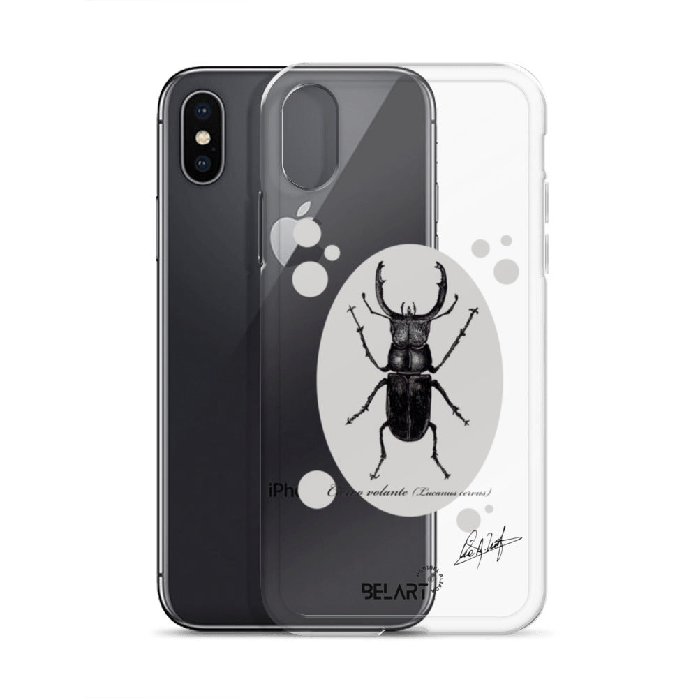 Funda transparente para iPhone® Ciervo Volante