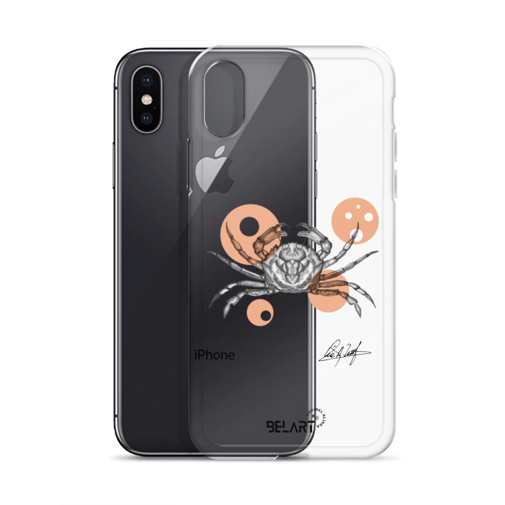 Funda transparente para iPhone® Crustáceo Marino