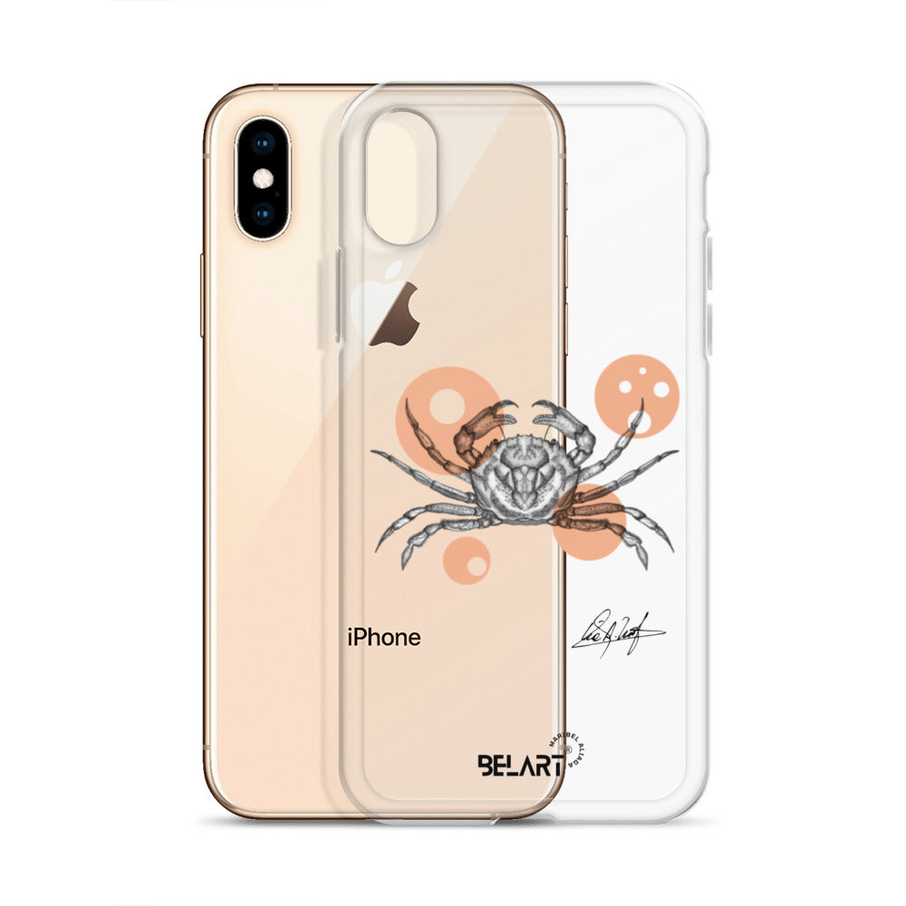 Funda transparente para iPhone® Crustáceo Marino