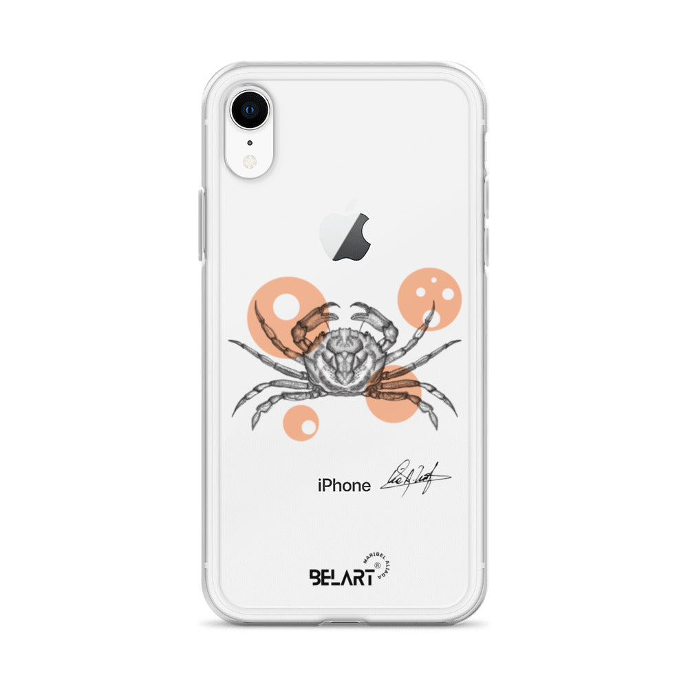 Funda transparente para iPhone® Crustáceo Marino