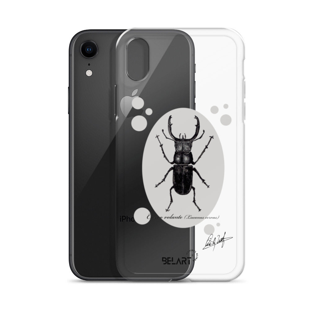 Funda transparente para iPhone® Ciervo Volante