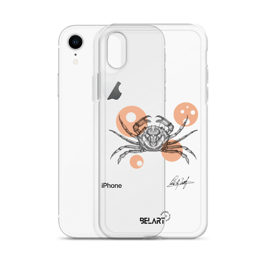 Funda transparente para iPhone® Crustáceo Marino